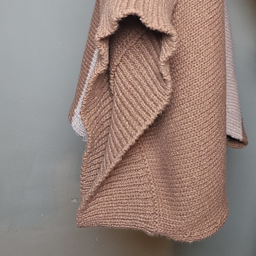 Trina Turk Brown and Cream Striped Sweater Size M - Picture 4 of 5